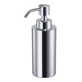 Soap Dispenser Soap Dispenser, Round, Chrome or Gold Windisch 90469